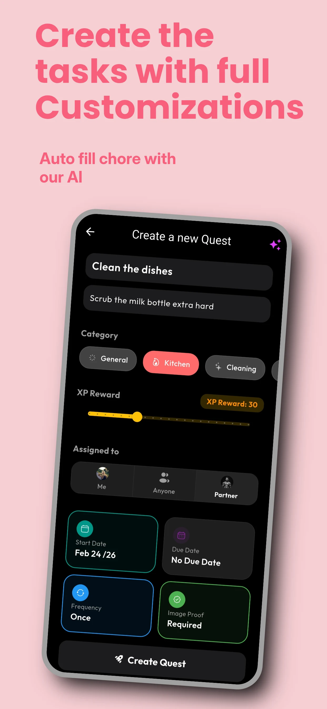 Chore Wars: For Couples screenshot
